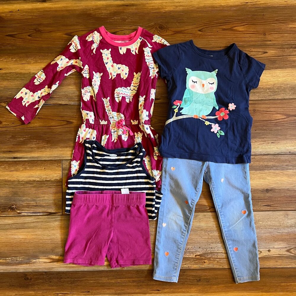 Lot of Little Girl Spring/Summer Clothing Size 5/5T (5 pieces)